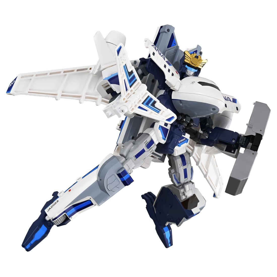 タカラトミー(TAKARA TOMY) トミカ ジョブレイバー TJBDX DX スカイブレイバー ANA ジェット機旅客機 ミニカー 手あそび 3歳以上+ホリデーラッピング袋