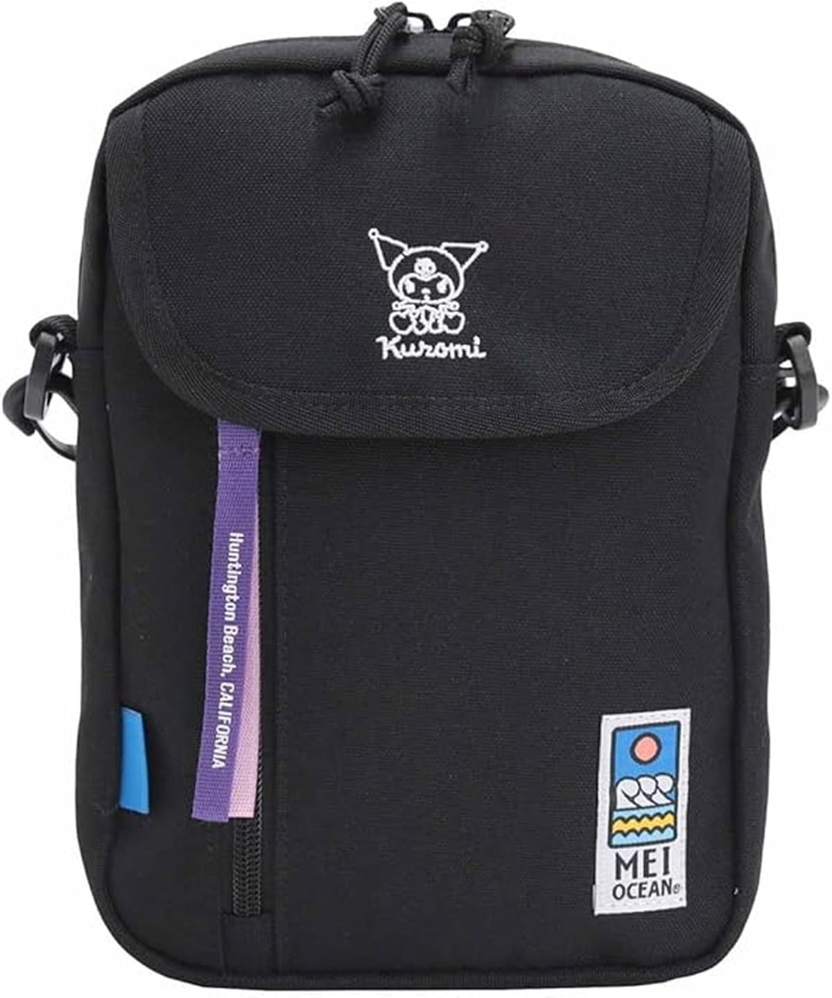 [メイオーシャン] ショルダーバッグ (クロミコラボ・縦型)[ 62066 / KUROMI Shoulder ] 斜め掛け カジュアル BK BK_ブラック
