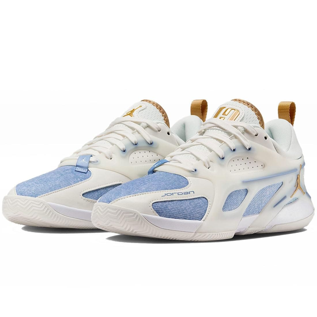 [ナイキ] ジョーダン エアー シリーズ PF W JORDAN AIR SERIES PF Denim and Gold セイル/ワークブルー/ハイドロジェンブルー/ゴールド FZ2473-104