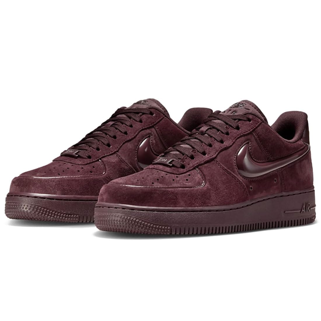 [ナイキ] エア湖 フォース 1 \u002707 W AIR FORCE 1 \u002707 バーガンディクラッシュ/黒いこと HV4406-600