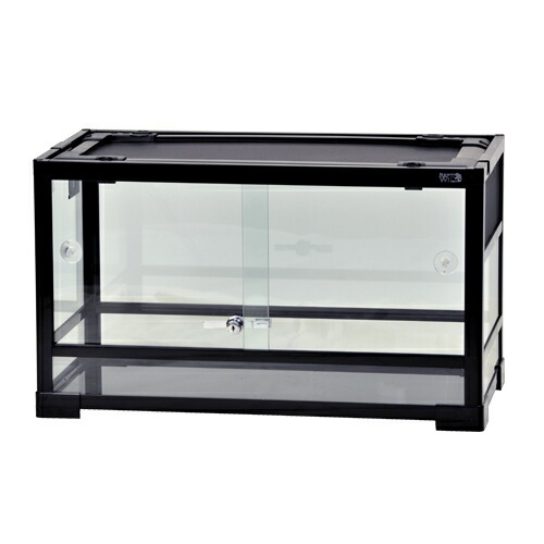 SANKO BK4535 ガラスケース 黒　その他備品付き 楽天市場】三晃商会 SANKO パンテオン ブラック BK4535 組立式 ガラス