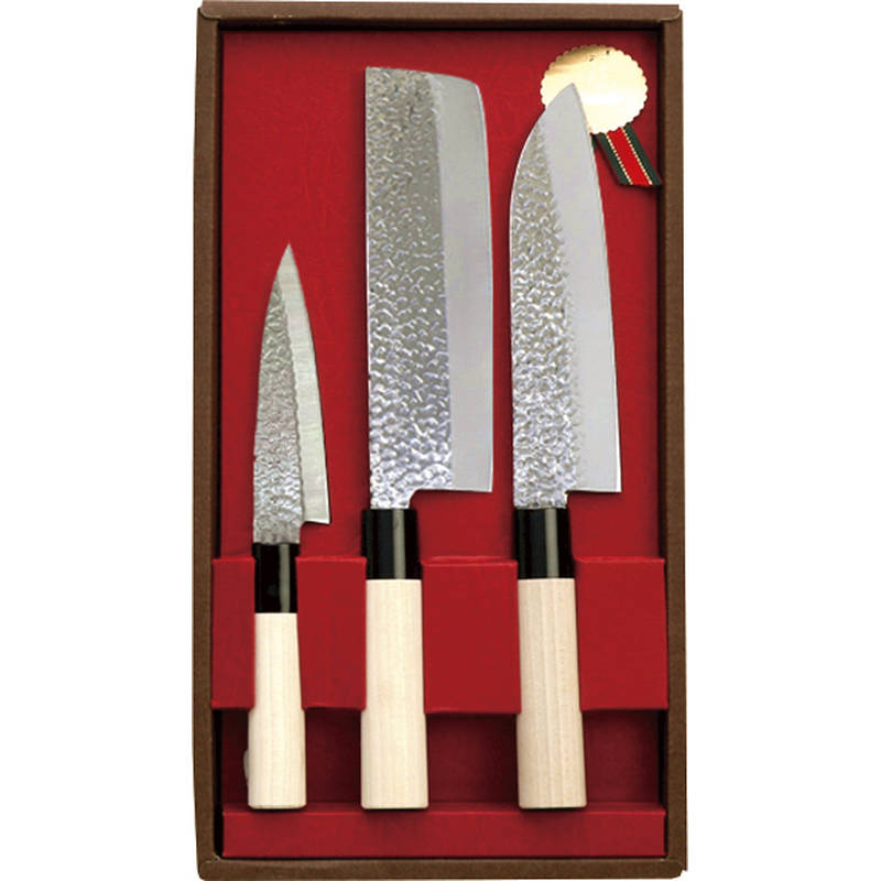 楽天市場】濃州孫六作 黒打和包丁4本セット 200Q 包丁 ほうちょう 刃物