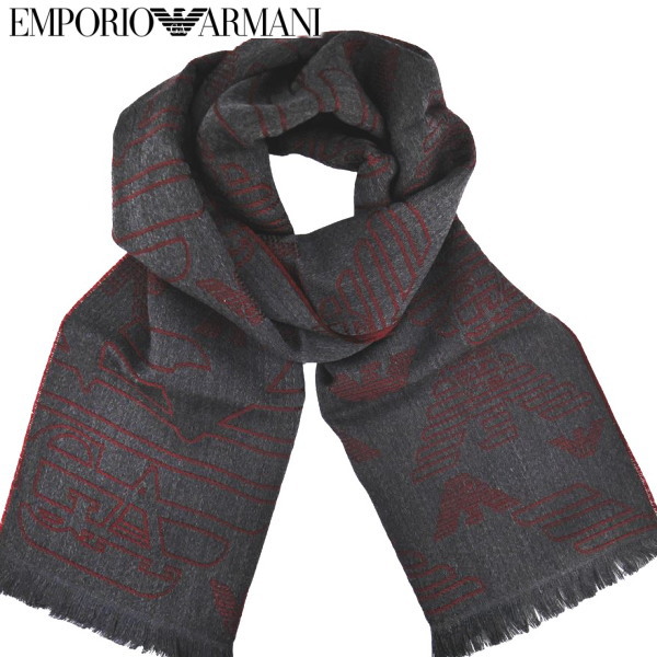楽天市場】エンポリオ・アルマーニ マフラー スカーフ SLATE ネイビー