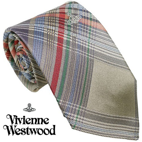 Vivienne Westwood チェック柄ハット　グレー