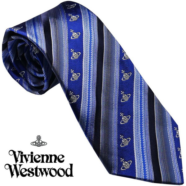 Vivianne Westwood ネクタイ ハート 総柄 オーブ シルク 絹 Vivianne Westwood ネクタイ ハート 総柄 オーブ シルク 絹