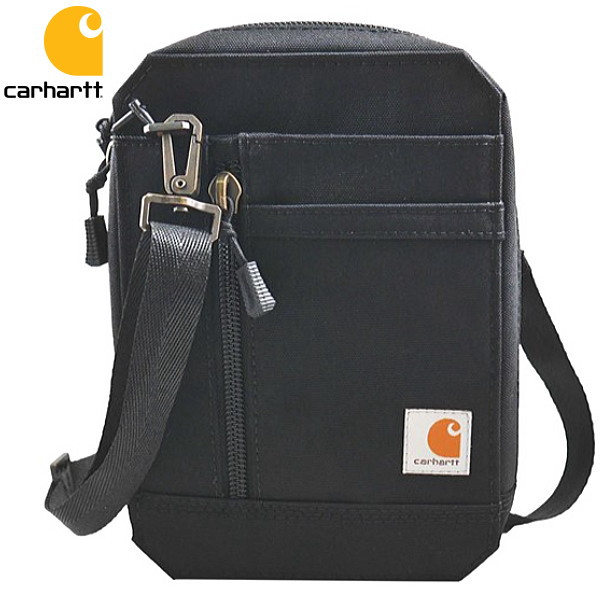 Carhartt カーハート ウォレットショルダー ブラック ボディウオレット 001 Nylon Duck Crossbody Wallet 撥水加工｜shop GTO 店