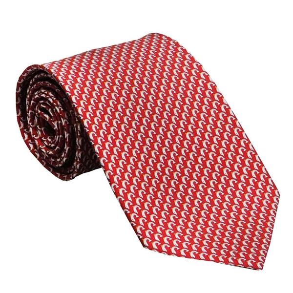 サルバトーレ フェラガモ salvatore ferrgamo ネクタイ レッド系 シルク100％ イタリー製 704111 ギフト プレゼント 贈答品 記念品 716119.jpg