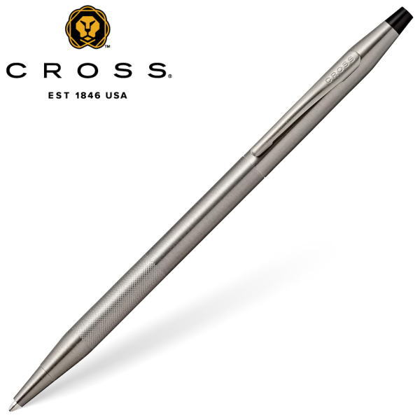 差し交わす CROSS ボールペン 古典派音楽世紀 チタン薄墨色 油性ボールペン NAT0083-137 差し上げ物 差し上げ物 譲りわたす品