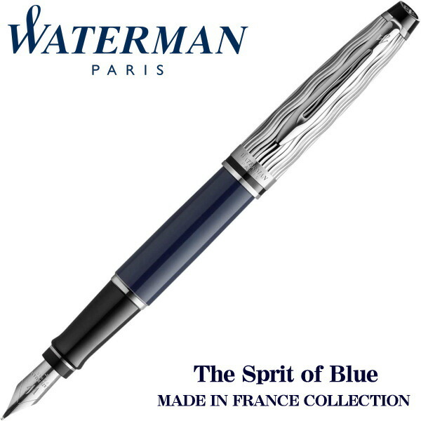 Waterman 万年筆 Fペン先＋インク付 楽天市場】ウォーターマンWaterman 万年筆エドソンEDSON サファイア