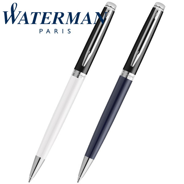 WATERMAN お水マン ボールペン メトロポリタンエッセンシャル 色合いブロック 黒いこと白いことCT 黒いこと青色CT 差し上げ物 差し上げ物 はいり込む祝 就職お祭り さし上げる品 日用品雑貨・文房具・手芸-文房具・事務用品-筆記具