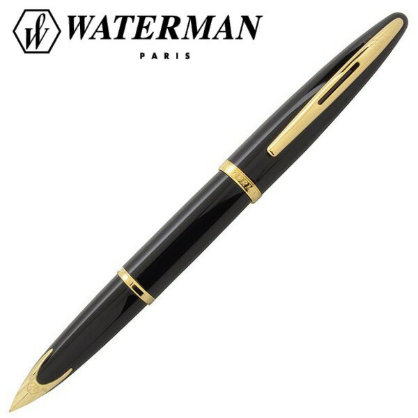 楽天市場】万年筆 名入れ ウォーターマン カレン ブラック・シーGT