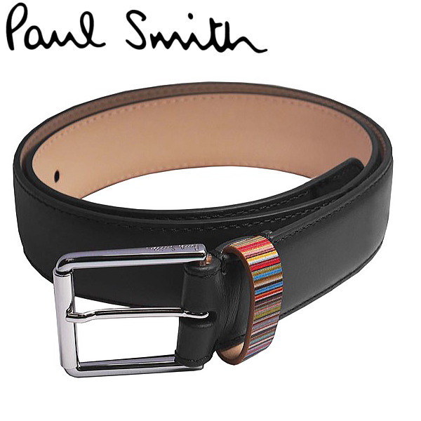 ポールスミス PAUL SMITH メンズベルト ブラック PAUL SMITH ベルト M1A-4950-BMULKE BLACK