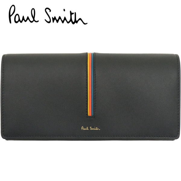 極点スミス PAUL SMITH 長札入れ 名取り草開閉式 黒いこと M1A5078-PINSTP 財布・ケース-メンズ財布-バッグ・小物・ブランド雑貨