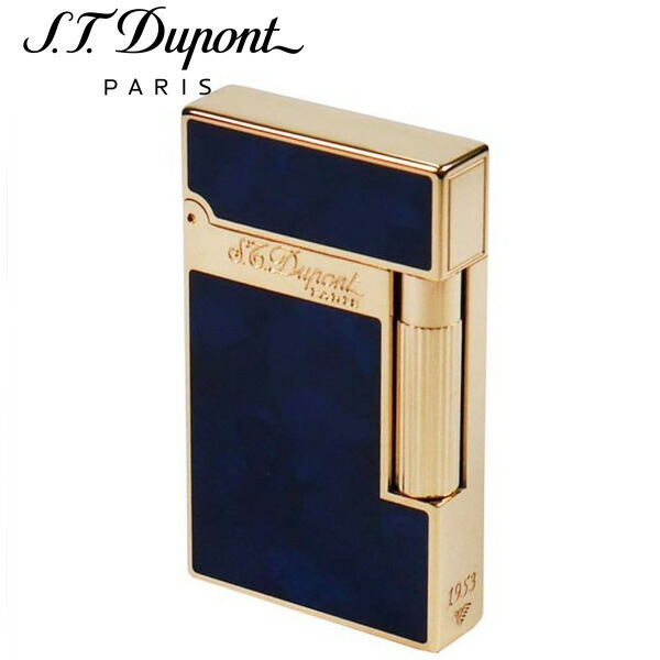 エス・テー・デュポン ST.DUPONT LINE2 ラインツー アトリエ1953 ナチュラルラッカー ダークブルー ゴールド 16134 正規品