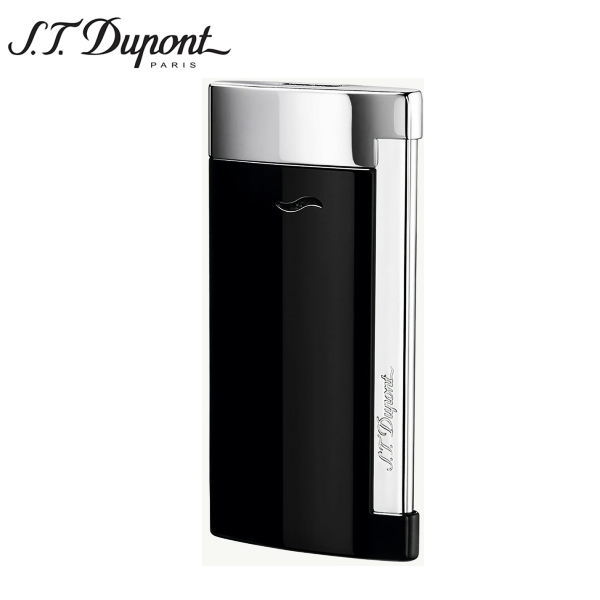 St.デュポン 電子ガスターボライター スリム7 ブラッククローム 27700 ギフト プレゼント 贈答品
