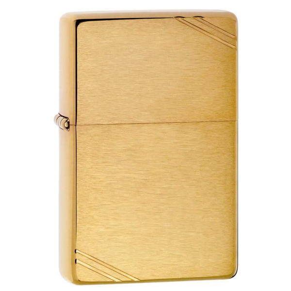 ZIPPO ジッポー 240 スタンダード フラット トップ ゴールドサテーナ ビンテージ ネコポス便対応品