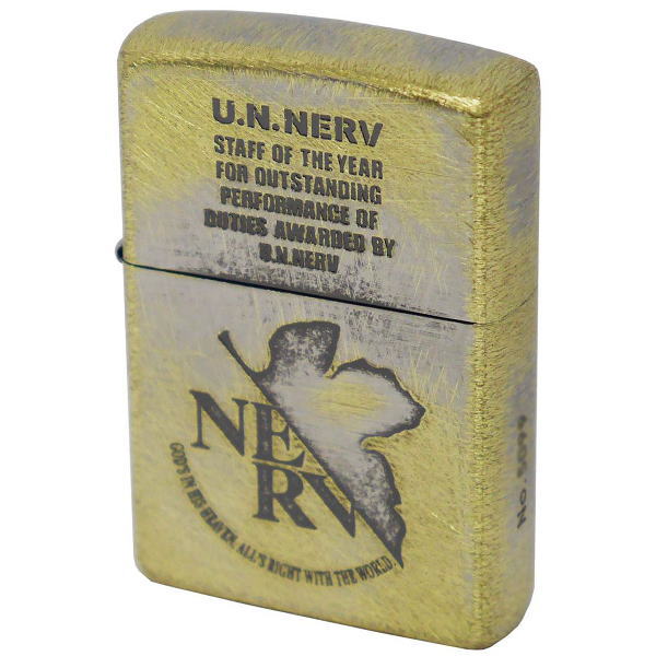 エヴァンゲリヲン EVANGELION ジッポーライター ZIPPO EVASTOREオリジナル エヴァンゲリオンZIPPO U.N.NERV AWARD Ver. ネコポス便対応品
