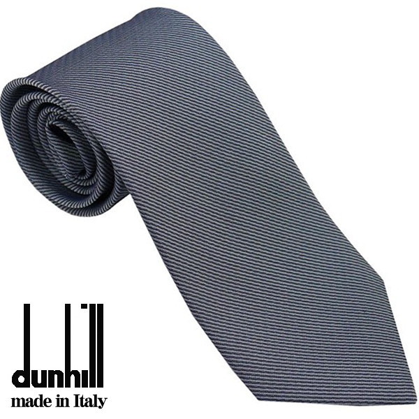ダン吸血鬼 タイ DUNHILL メンズタイ 地絹100％ イングランド製 薄墨色青色系 du19fptw1yx426r 差し上げ物 差し上げ物 さし上げる品 祝する品 生まれ落ちる日 父の日 バッグ・小物・ブランド雑貨-ネクタイ