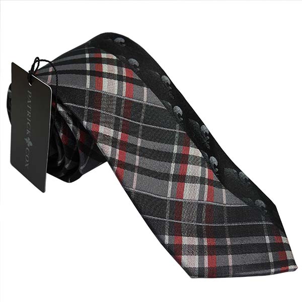 パトリック コックス 紳士ブランドネクタイ PATRICK COX necktie 剣先7,5cm スリムタイプ pc012-red ギフト プレゼント 贈答品