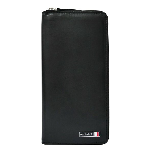 トミー・ヒルフィガー メンズ財布 ラウンドジップ長財布 ブラック エディストTOMMY HILFIGER EDISTO 31TL130102 ギフトプレゼント 贈り物 誕生日祝い クリスマス