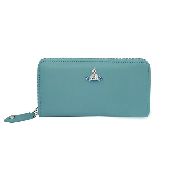 Vivienne Westwood ヴィヴィアン・ウエストウッド ラウンドジッパー長紙入れ 51050023-L001L NAPPA LEATHER K407 BLUE