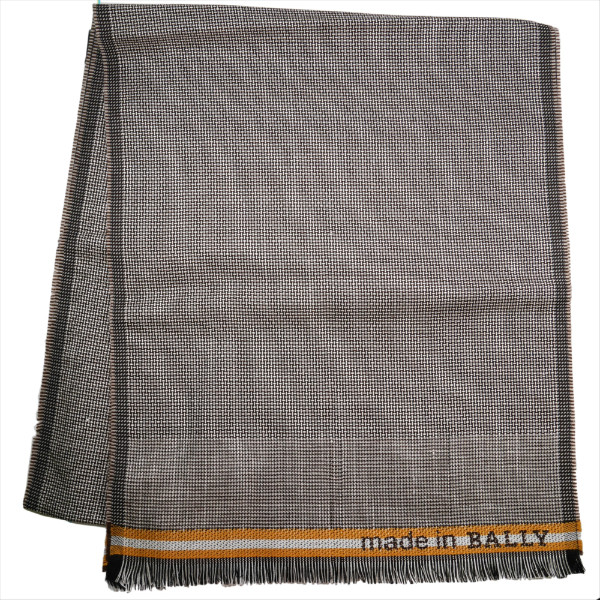 楽天市場】バリー マフラー BALLY レッドxグレー系 ウール イタリー製