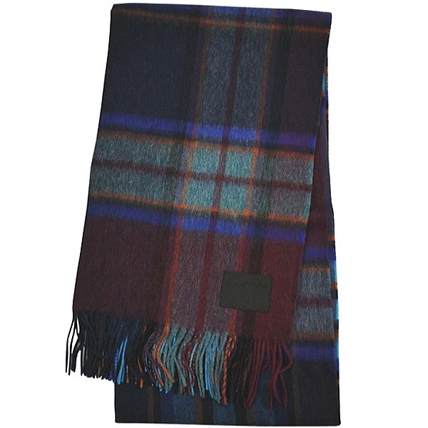 楽天市場】ポールスミス マフラー メリノウール100％ ネイビー