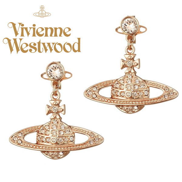 ヴィヴィアン・ウエストウッド Vivienne Westwood ピアス ピンクゴールド MINI BAS RELIEF 62020025-R121 ギフト プレゼント｜shop GTO 店