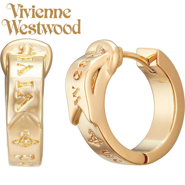 Vivienne Westwood ヴィヴィアン・ウエストウッド ピアス イエローゴールド BOBBY 62030032/R001 ギフト プレゼント クリスマス 誕生日ギフト|shop GTO 店