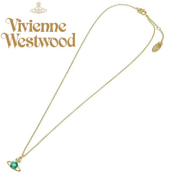 Vivienne Westwood ネックレス REINA レイナ ゴールド ターコイズ 63020095/02R702 ギフト プレゼント 誕生日｜shop GTO 店