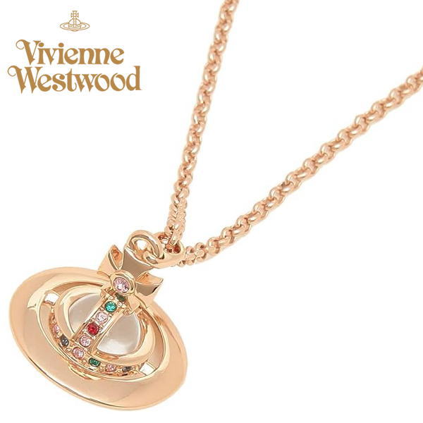 ヴィヴィアン・ウエストウッド ネックレス NEW TIN ORB ピンクゴールド 63020097/G002 vivienne westwood ギフト プレゼント 誕生日 No-11