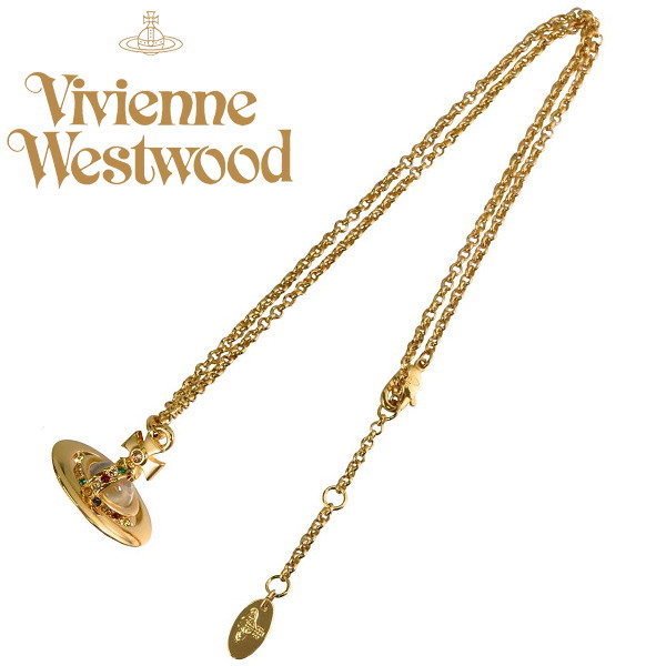 Vivienne westwood ヴィヴィアン・ウエストウッド ネックレス NEW TIN ORB ゴールド 63020097/R001 ギフト プレゼント 誕生日｜shop GTO 店 27,456円