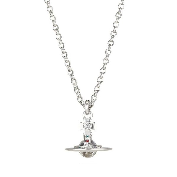 ヴィヴィアン ネックレス シルバーオーヴ NEW PETITE ORB 63020098/02P019 Vivienne Westwood No-10 ギフト プレゼント 誕生日