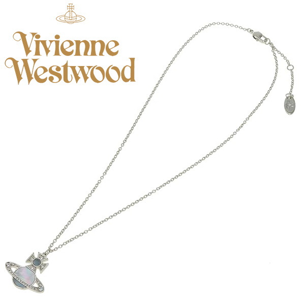 Vivienne Westwood ヴィヴィアン ネックレス リナ RINA シルバー ブルー 630203FV-02P645 ギフト プレゼント 誕生日|shop GTO 店