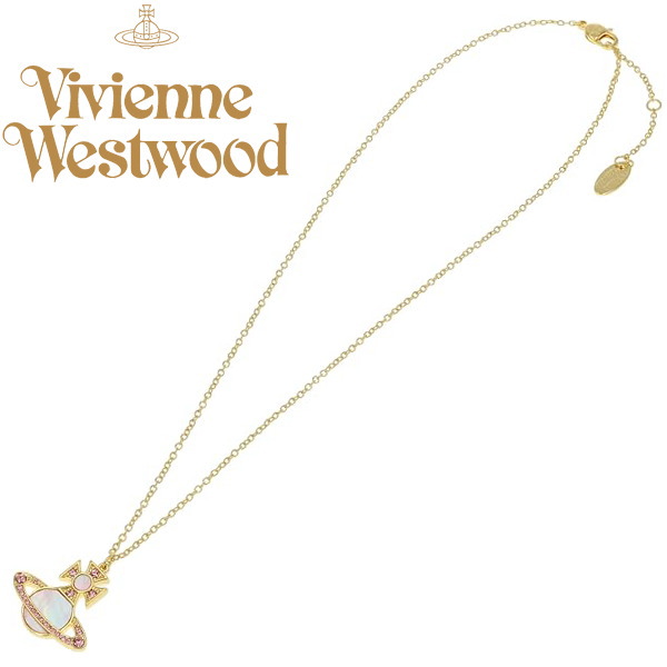 Vivienne Westwood ヴィヴィアン ネックレス リナ RINA ゴールドピンク 630203FV-02R925 ギフト プレゼント 誕生日｜shop GTO 店