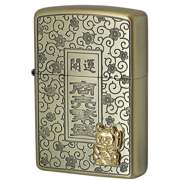 ZIPPO ジッポー ライター 開運 商売繁盛 KM-BS お守り ギフト プレゼンント 誕生日 記念品 ネコポス便対応品