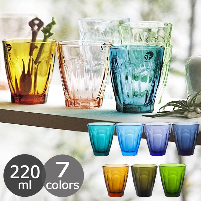 楽天市場】ガラス食器 カラー タンブラー コップ 【 アデリア クールブ