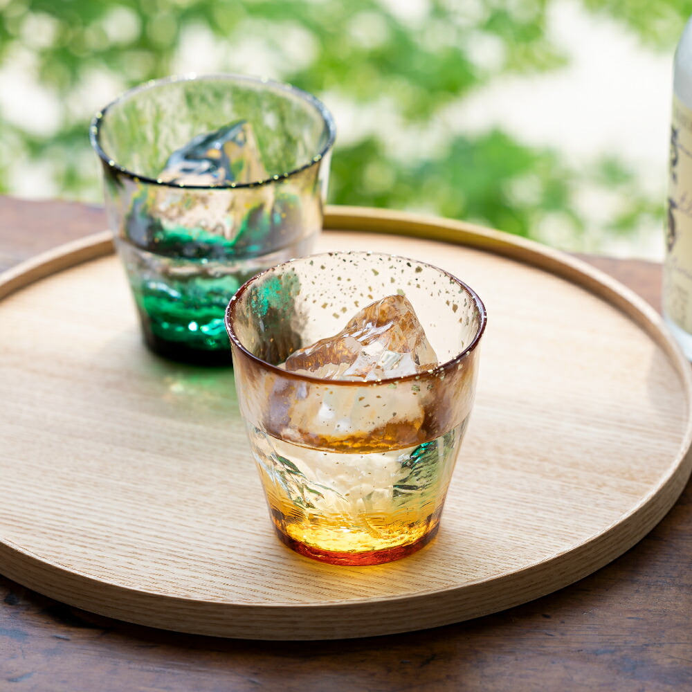 楽天市場 ロックグラス 焼酎 おしゃれ 高級 氷華 金彩ロックグラスペア 緑陽 ウイスキー 金箔 Rocks Glass フリーカップ タンブラー コップ 木箱 ギフト 日本製 贈り物 手作り ハンドメイド アデリア 誕生日プレゼント ガラスｓｈｏｐｉｓｈｉｚｕｋａ