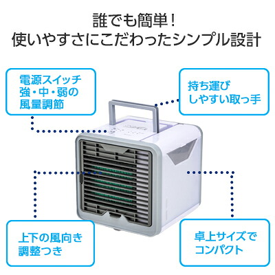 卓上クーラーここひえR2 2020年版 フィルター 防カビフィルター搭載 