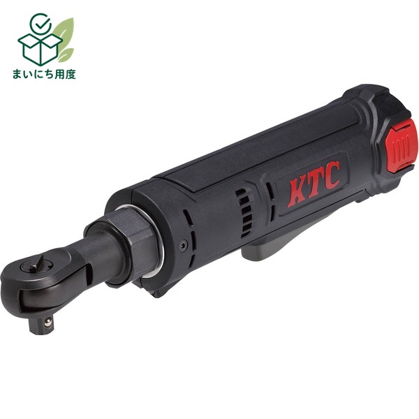 KTC 京都機械工具 9.5SQ エンジンルーム 外装外し向け 最大トルク34Nm 7.2V コンパクトタイプ コードレスラチェットレンチセット 全長253mm 軽量750g JTRE310 ツール｜まいにち用度／備品と消耗品