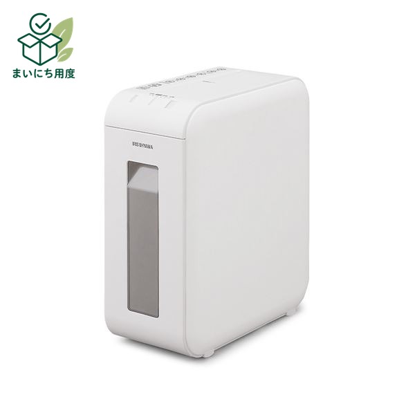 アイリスオーヤマ パーソナルシュレッダー クロスカット P6HCSV-W｜まいにち用度／備品と消耗品