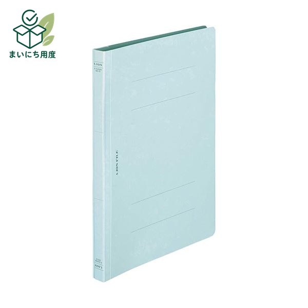 (まとめ) ライオン事務器 フラットファイル(環境) 樹脂押え具 B5タテ 150枚収容 背幅18mm 水 A-528KB5S 1セット(10冊) 【&times;30セット】｜まいにち用度／備品と消耗品