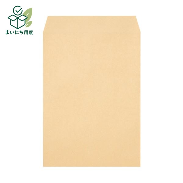 (まとめ)TANOSEE クラフト封筒 テープ付 85g 角2 〒枠なし 500枚入【×3セット】|まいにち用度/備品と消耗品