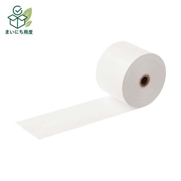 (まとめ)TANOSEE 感熱レジロール紙ノーマルタイプ 80×80×12mm 75μ 1セット(60巻:3巻×20パック)【×3セット】|まいにち用度/備品と消耗品