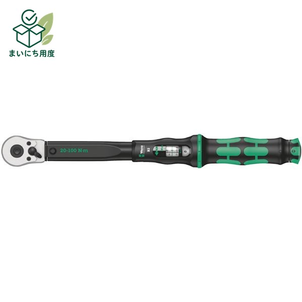 WERA ヴェラ 3/8DR ラチェット式トルクレンチ 20-100Nm B2 343963 工具 ツール DIY 作業工具 音と手応えでトルクを実感 ミスを防ぐ使いやすさ とるくれんち 道具 こうぐ|まいにち用度/備品と消耗品
