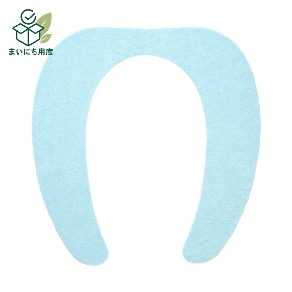 (まとめ) 便座シート/吸着べんざシート 【ブルー】 洗える トイレ用品 『レック ぴたQ』 【72個セット】 便座にのせるだけ 吸着式便座カバー 便座用シート トイレグッズ 吸着便座シート|まいにち用度/備品と消耗品