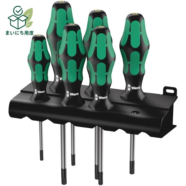 WERA ヴェラ 6本組 いじり止め トルクスドライバー セット T10-T40 138250 工具 ツール DIY 作業工具 道具 6シリーズ wera どらいばー 作業道具 TOOL tool|まいにち用度/備品と消耗品