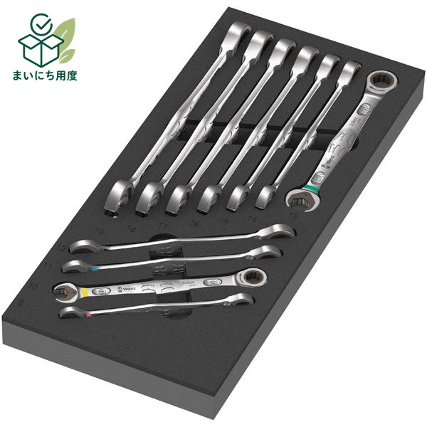 WERA ヴェラ 11本組 JOKER6000 ラチェットコンビネーション レンチセット フォームインサート付 150120 工具 ツール DIY 作業工具 道具 wera れんち 作業道具 TOOL|まいにち用度/備品と消耗品