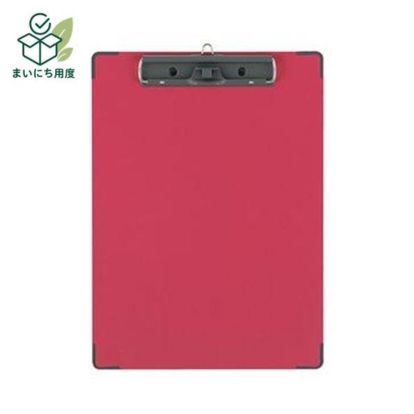 （まとめ）コクヨ 用箋挟B（クロス貼り）カラーA4タテ 赤 ヨハ-C28R 1セット（10枚）【&times;3セット】 丈夫な材質｜まいにち用度／備品と消耗品