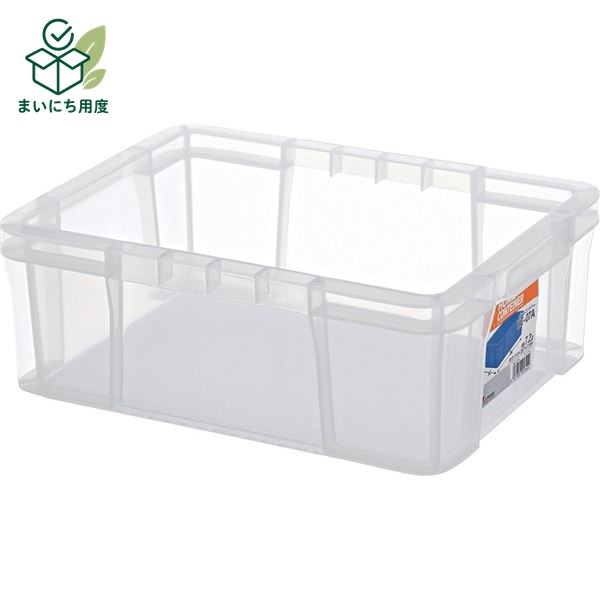 【30セット】 ホームコンテナー/コンテナボックス 【HC-07A】 クリア 材質：PP 〔汎用 道具箱 DIY用品 工具箱〕【代引不可】 収納ボックス 保管箱 コンテナーボックス コンテナBOX ツール｜まいにち用度／備品と消耗品